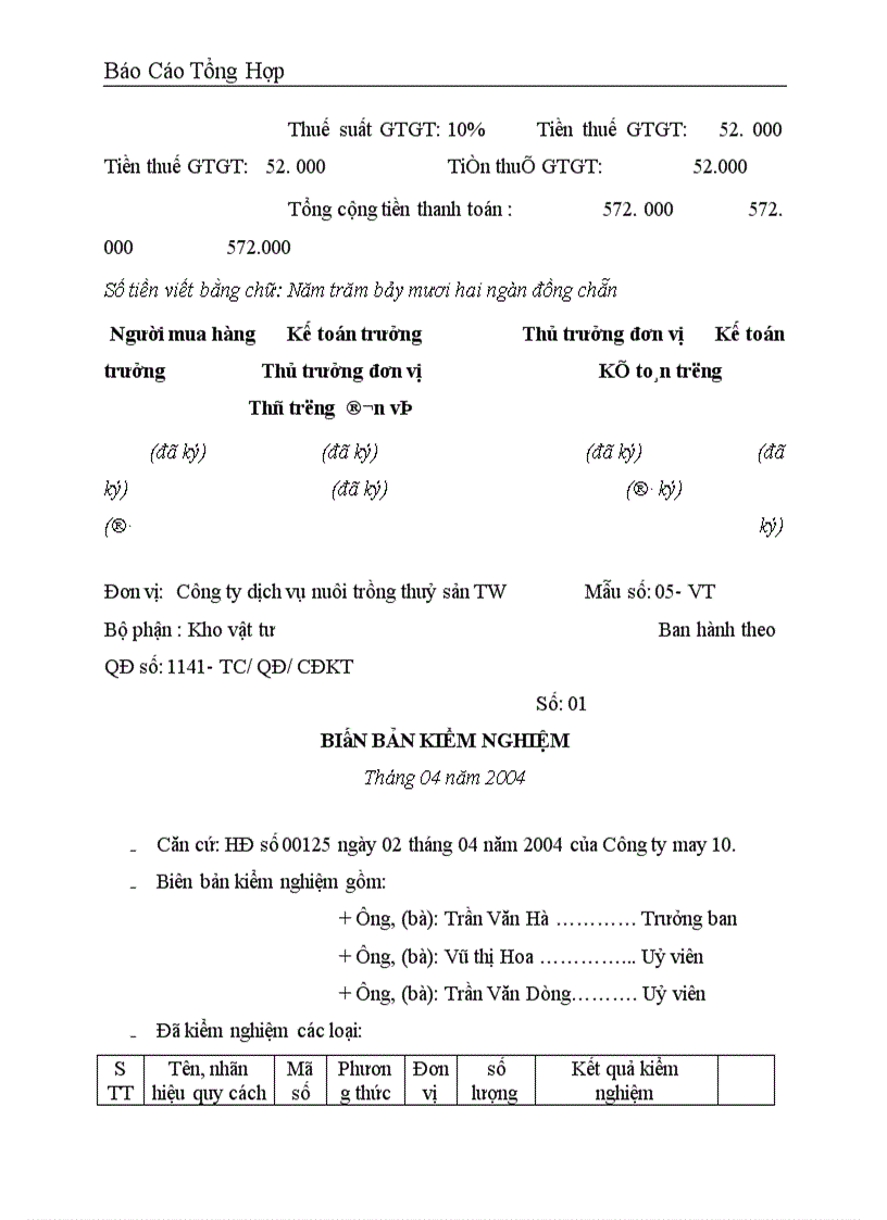 image for page Báo cáo thực tập tại Công ty dịch vụ nuôi trồng thuỷ sản trung ương .
