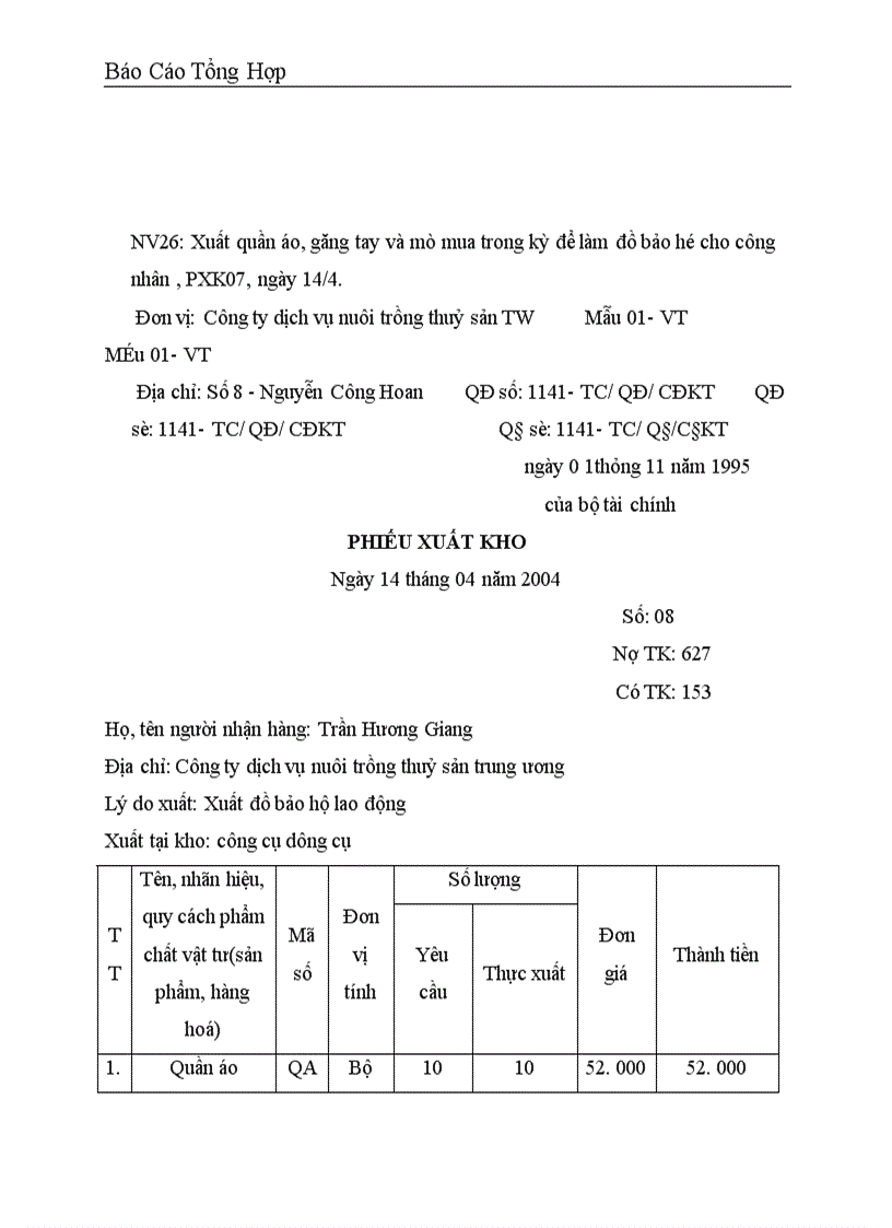 image for page Báo cáo thực tập tại Công ty dịch vụ nuôi trồng thuỷ sản trung ương .