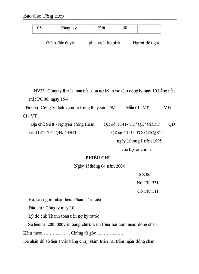 image for page Báo cáo thực tập tại Công ty dịch vụ nuôi trồng thuỷ sản trung ương .