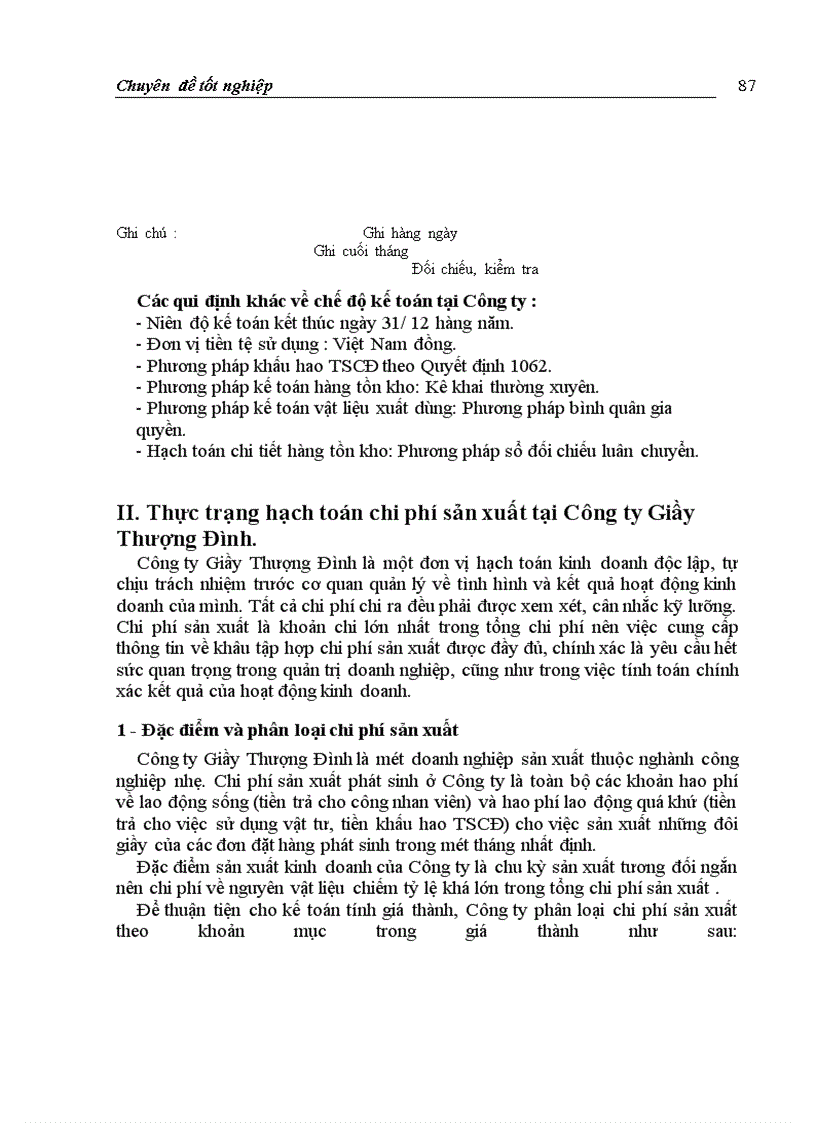 image for page Hoàn thiện hạch toán chi phí sản xuất và tính giá thành sản phẩm với việc tăng cường quản trị doanh nghiệp tại Công ty Giầy Thượng Đình Sinh viên thực hiện