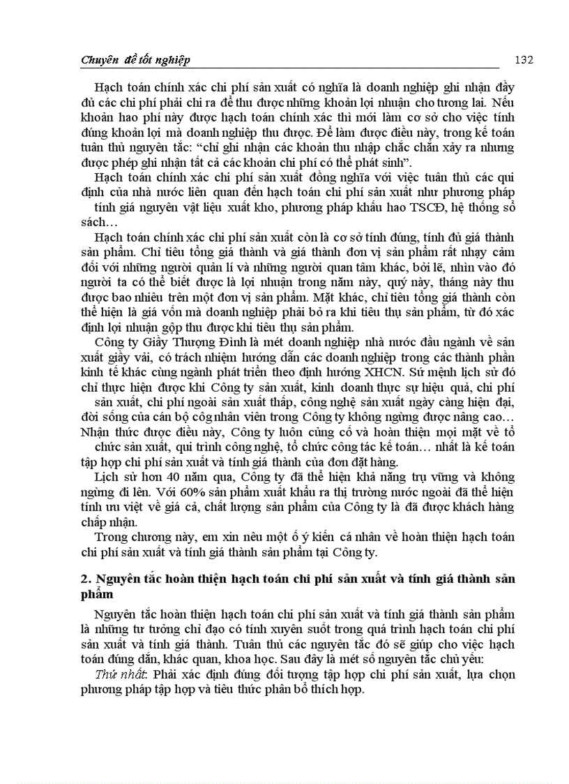 image for page Hoàn thiện hạch toán chi phí sản xuất và tính giá thành sản phẩm với việc tăng cường quản trị doanh nghiệp tại Công ty Giầy Thượng Đình Sinh viên thực hiện