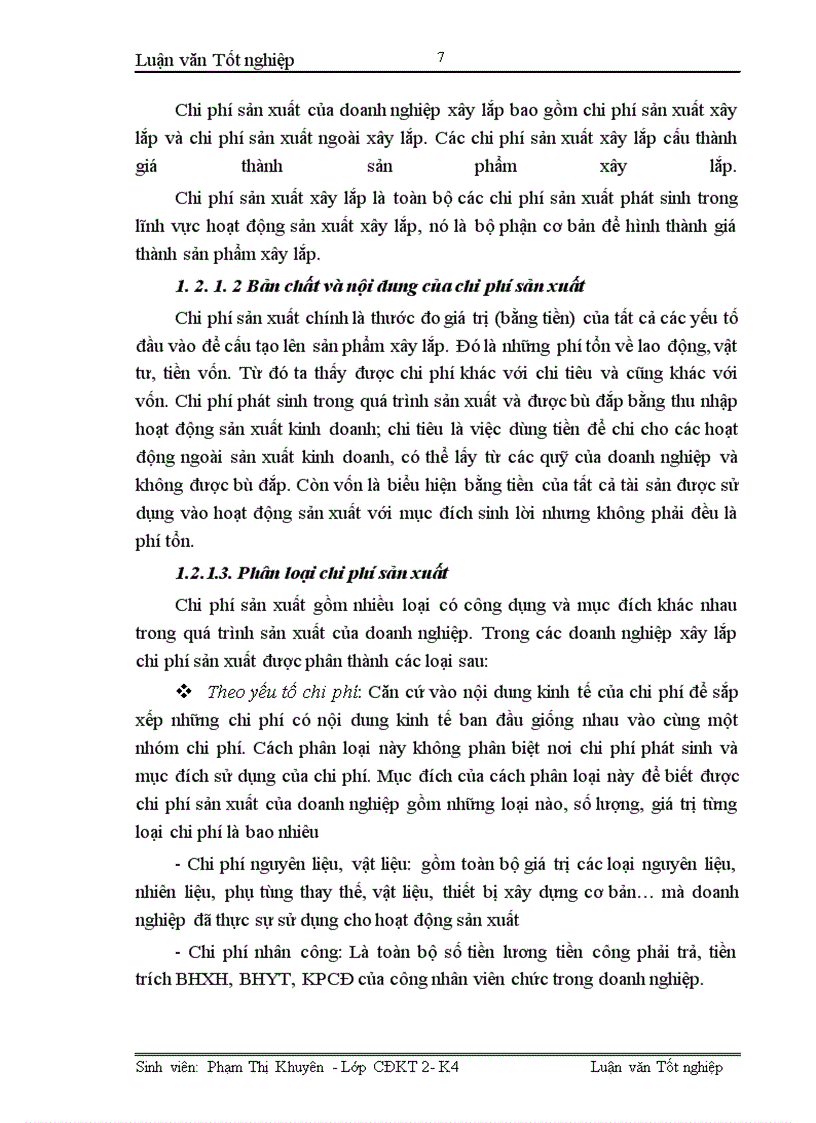 image for page Hoàn thiện công tác kế toán tập hợp chi phí sản xuất và tính giá thành sản phẩm xây lắp tại Xí nghiệp xây lắp H36-Công ty xây lắp hoá chất