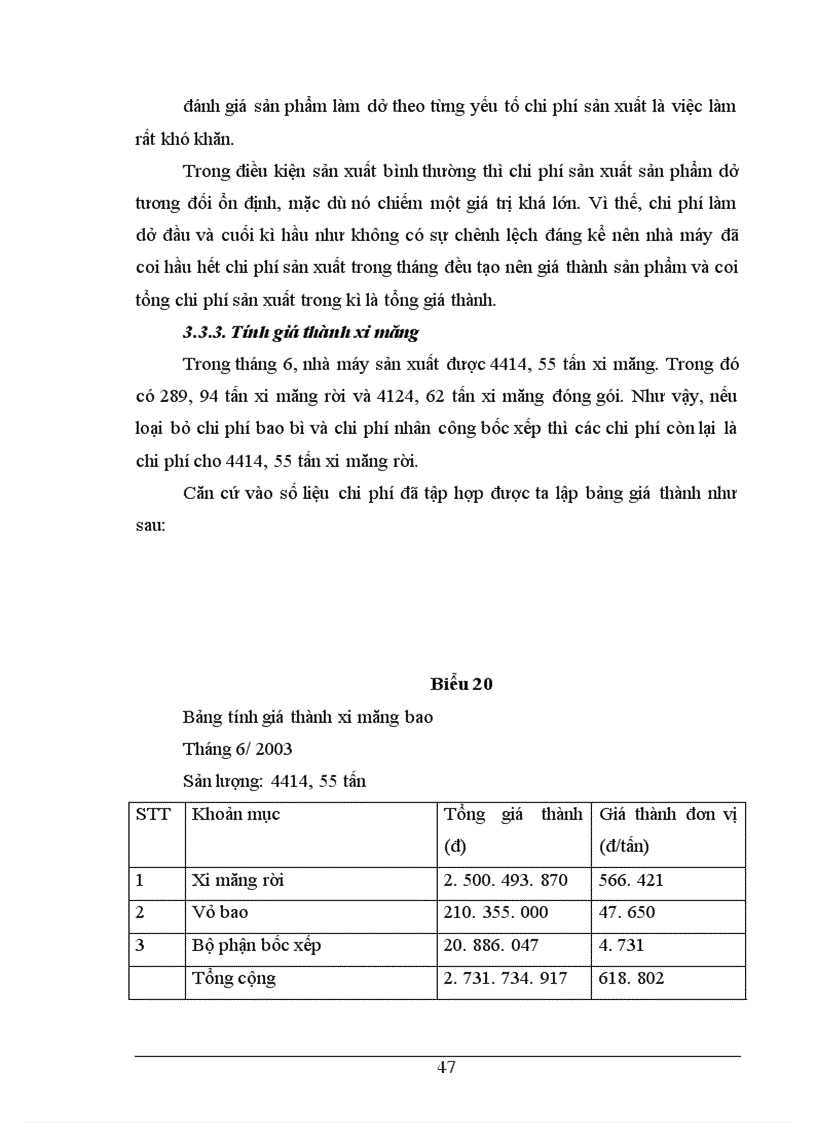 image for page Công tác kế toán tập hợp chi phí sản xuất và tình giá thành sản phẩm ở Nhà máy xi măng Sông Đà thuộc công ty xây lắp vật tư vận tải Sông Đà 12.