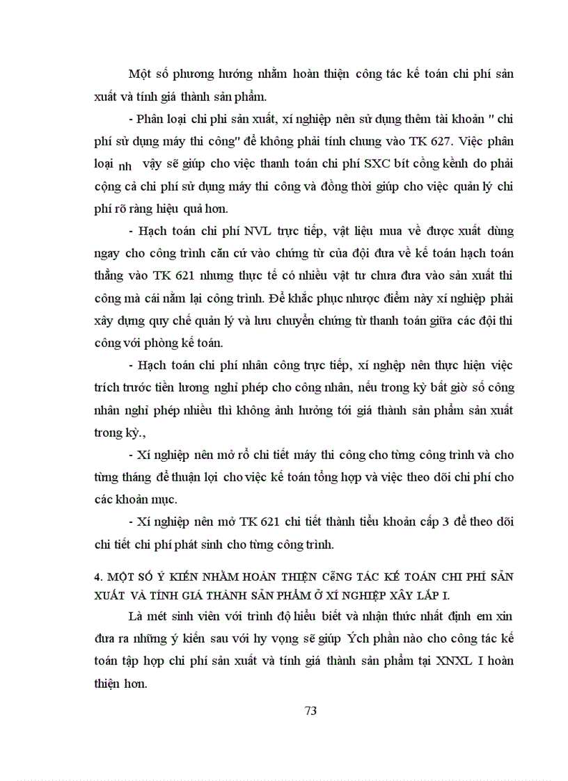 image for page Hạch toán chi phí sản xuất và tính toán giá thành sản phẩm xây lắp