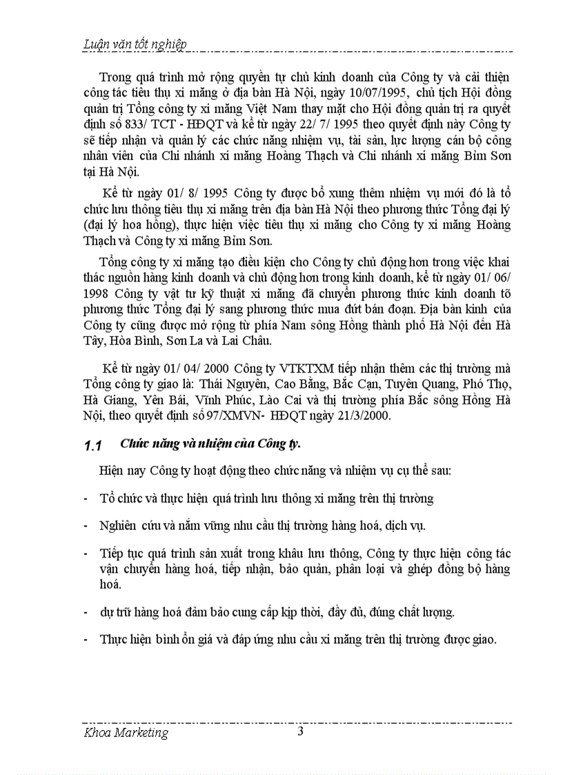 image for page Đẩy mạnh bán hàng cá nhân trong hoạt động tiêu thụ ở Công ty vật tư ký thuật xi măng (VTKTXM)