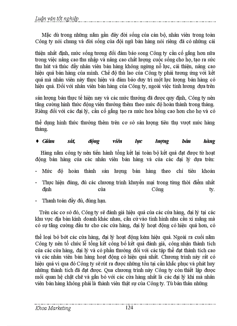 image for page Đẩy mạnh bán hàng cá nhân trong hoạt động tiêu thụ ở Công ty vật tư ký thuật xi măng (VTKTXM)