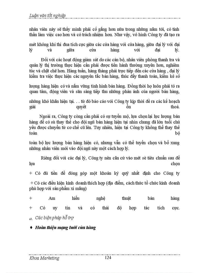 image for page Đẩy mạnh bán hàng cá nhân trong hoạt động tiêu thụ ở Công ty vật tư ký thuật xi măng (VTKTXM)