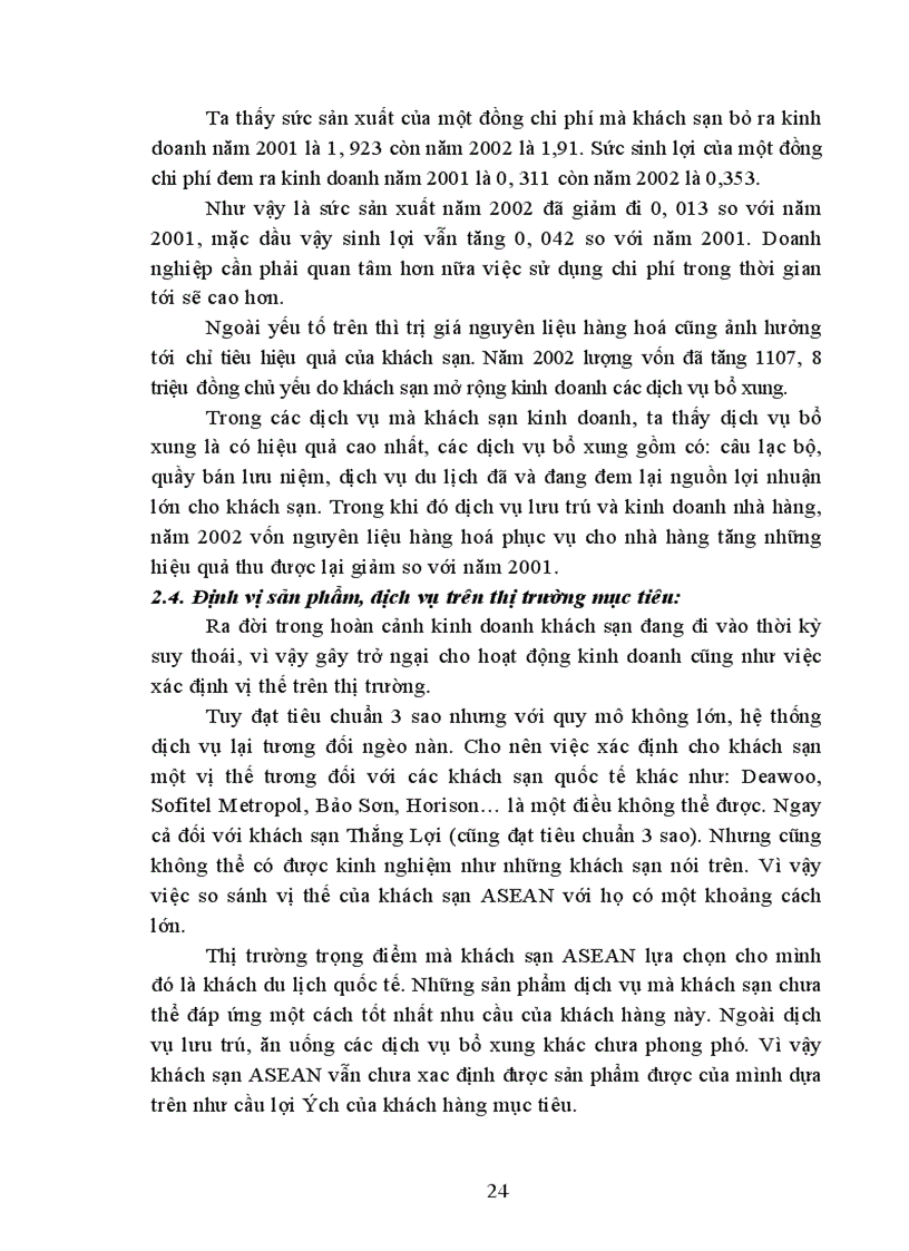 image for page Hệ thống Marketing - Mix trong lính vực kinh doanh khách sạn - du lịch