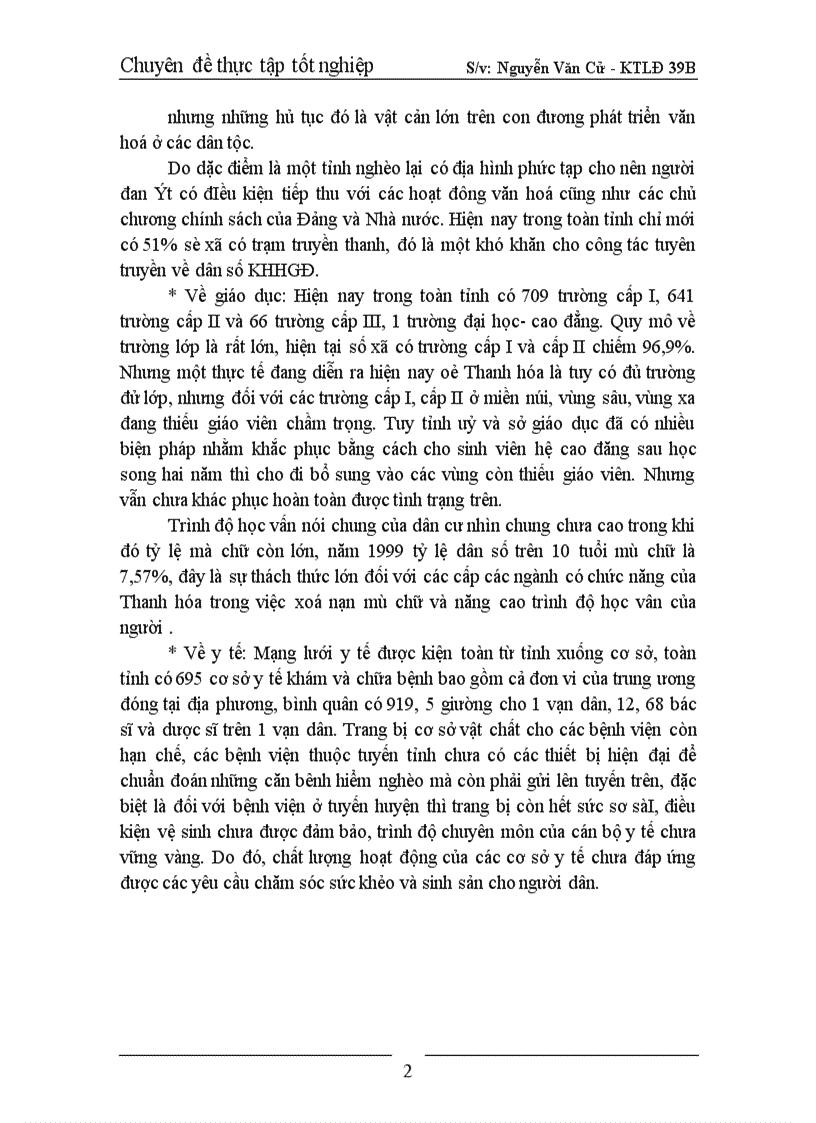 image for page Một số giải pháp nhằm nâng cao trình độ học vấn và giảm mức sinh ở Thanh Hoá