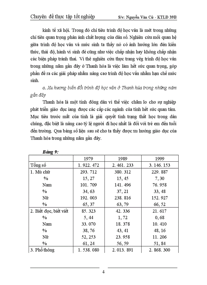 image for page Một số giải pháp nhằm nâng cao trình độ học vấn và giảm mức sinh ở Thanh Hoá