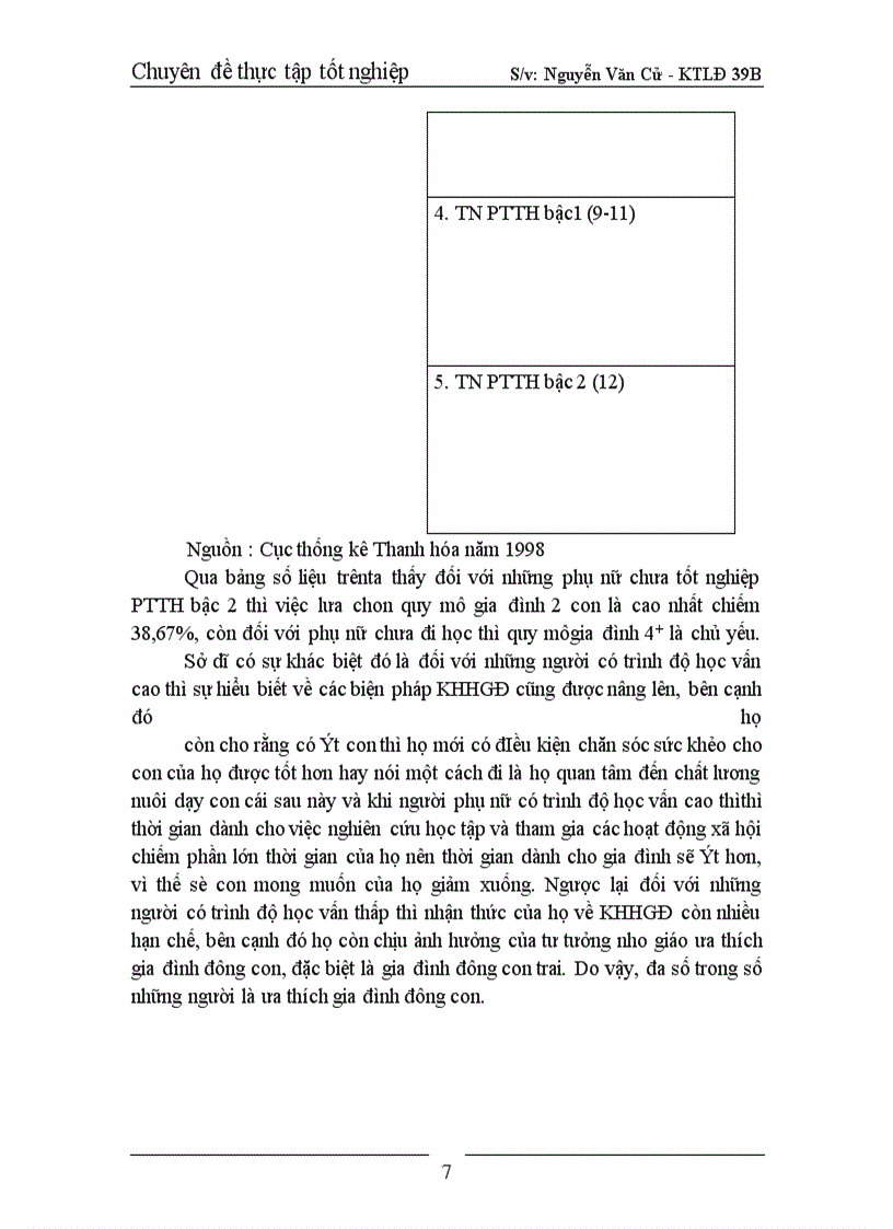 image for page Một số giải pháp nhằm nâng cao trình độ học vấn và giảm mức sinh ở Thanh Hoá