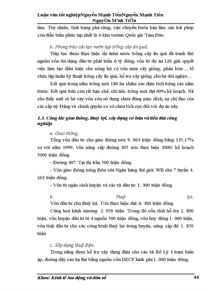 image for page Phân tích biến động dân số, lao động và việc làm ở huyện Lập Thạch trong giai đoạn hiện nay