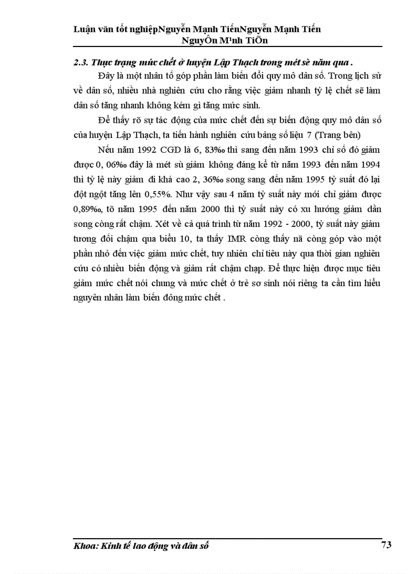 image for page Phân tích biến động dân số, lao động và việc làm ở huyện Lập Thạch trong giai đoạn hiện nay
