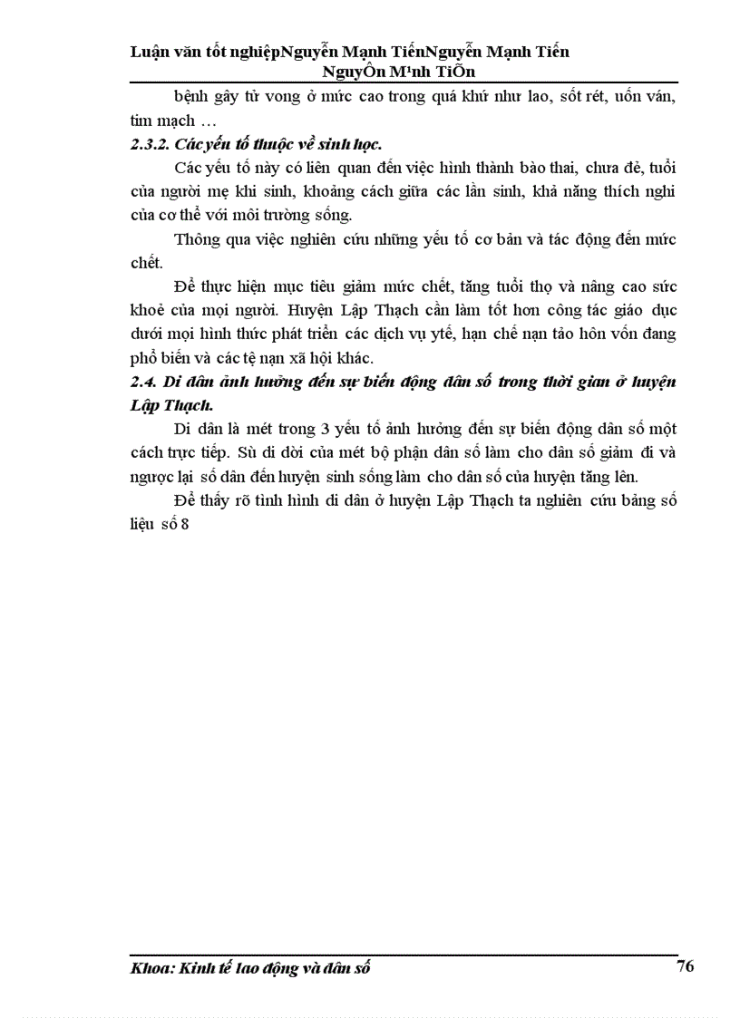 image for page Phân tích biến động dân số, lao động và việc làm ở huyện Lập Thạch trong giai đoạn hiện nay