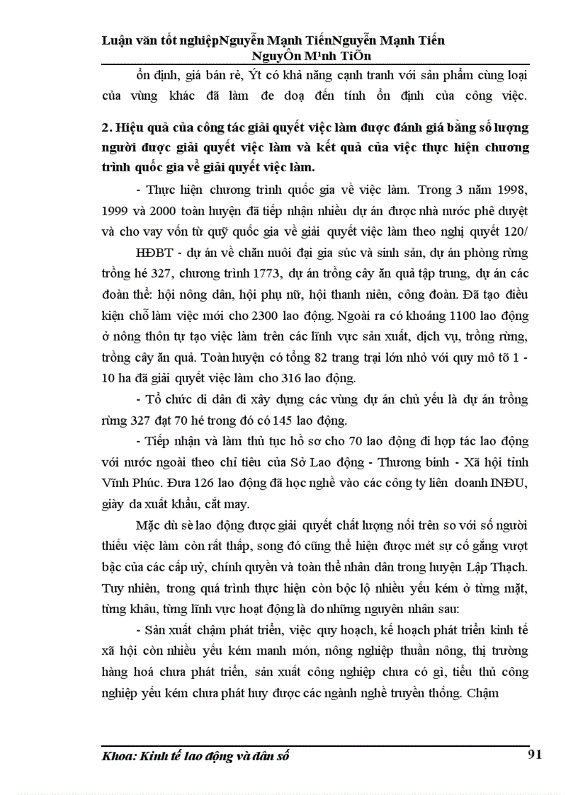 image for page Phân tích biến động dân số, lao động và việc làm ở huyện Lập Thạch trong giai đoạn hiện nay