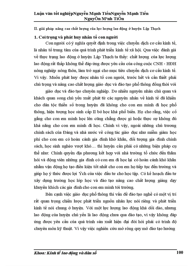 image for page Phân tích biến động dân số, lao động và việc làm ở huyện Lập Thạch trong giai đoạn hiện nay