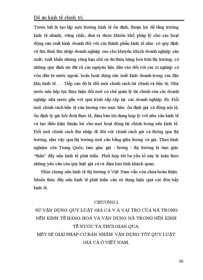 image for page Lý luận giá cả của Mác và sự vận dụng vào Việt Nam hiện nay