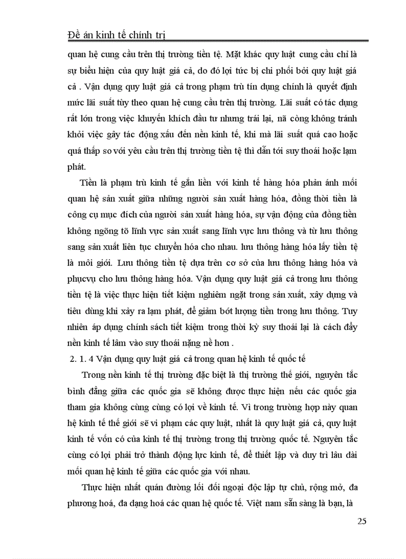 image for page Lý luận giá cả của Mác và sự vận dụng vào Việt Nam hiện nay