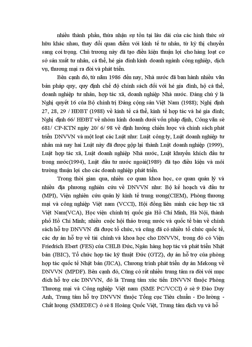 image for page Thực trạng của các doanh nghiệp vừa và nhỏ tại việt nam