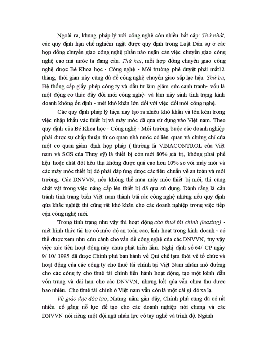 image for page Thực trạng của các doanh nghiệp vừa và nhỏ tại việt nam