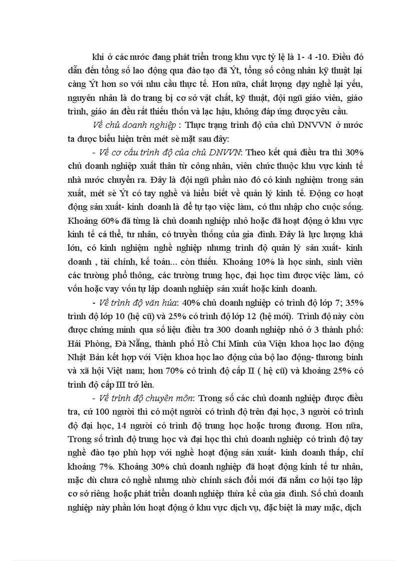 image for page Thực trạng của các doanh nghiệp vừa và nhỏ tại việt nam