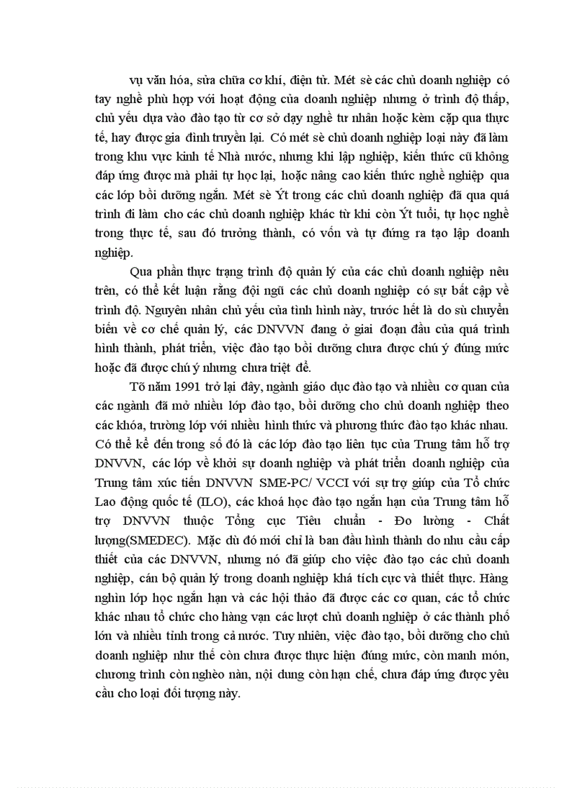 image for page Thực trạng của các doanh nghiệp vừa và nhỏ tại việt nam