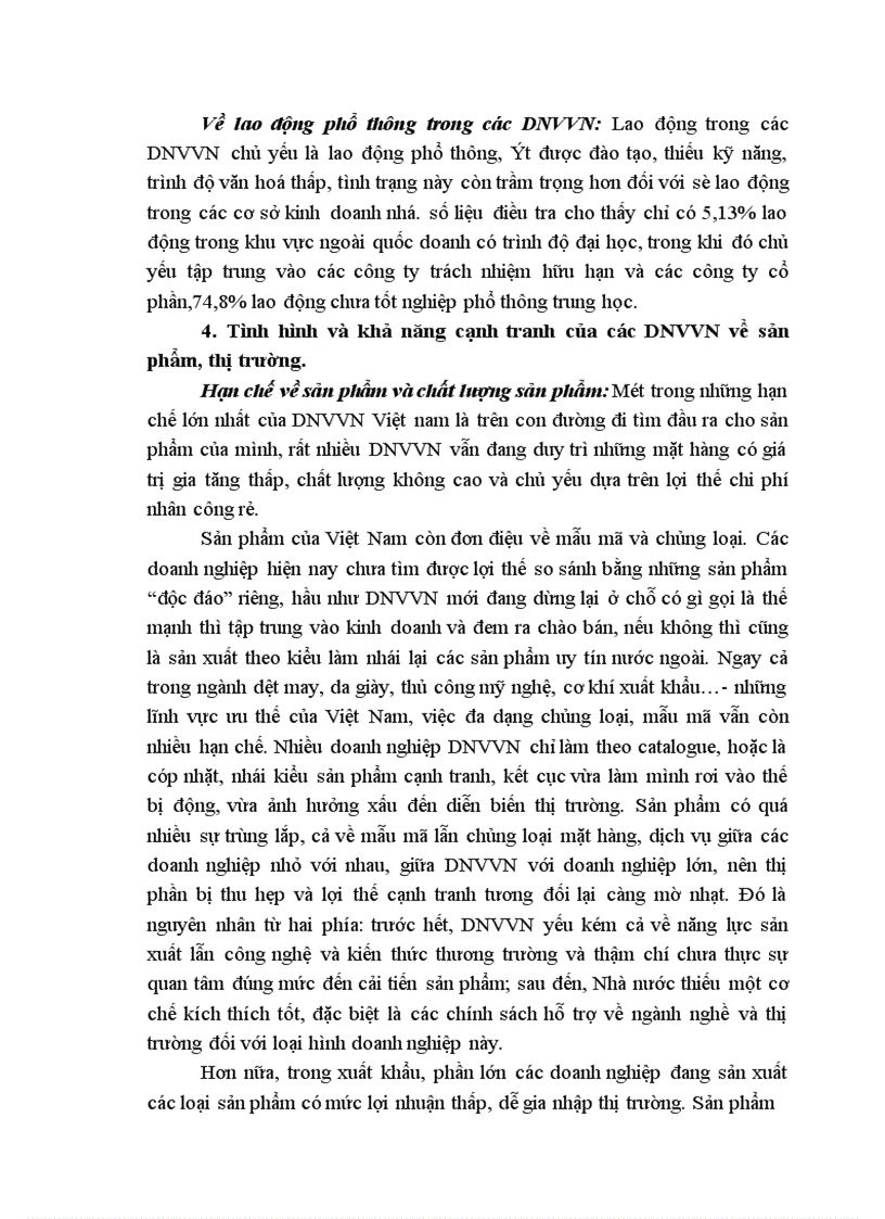 image for page Thực trạng của các doanh nghiệp vừa và nhỏ tại việt nam