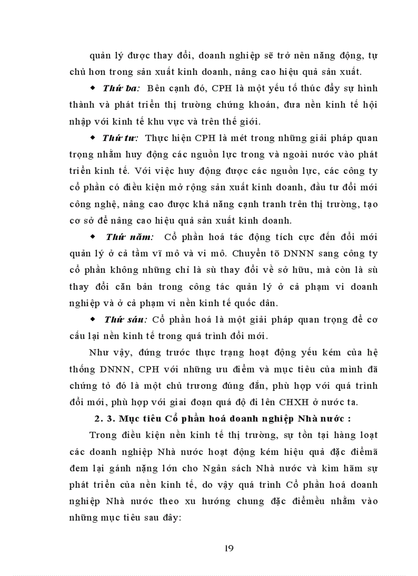 image for page Vấn đề Cổ phần hoá doanh nghiệp Nhà nước - thực trạng và giải pháp