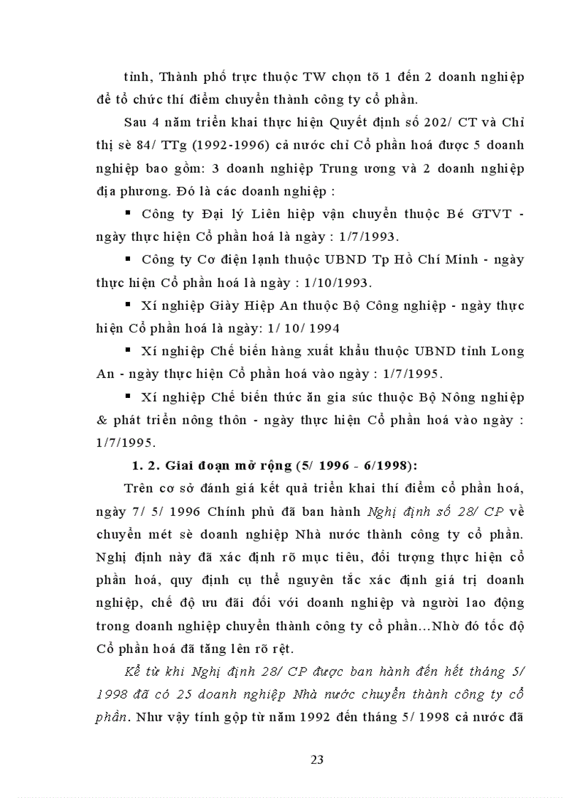 image for page Vấn đề Cổ phần hoá doanh nghiệp Nhà nước - thực trạng và giải pháp