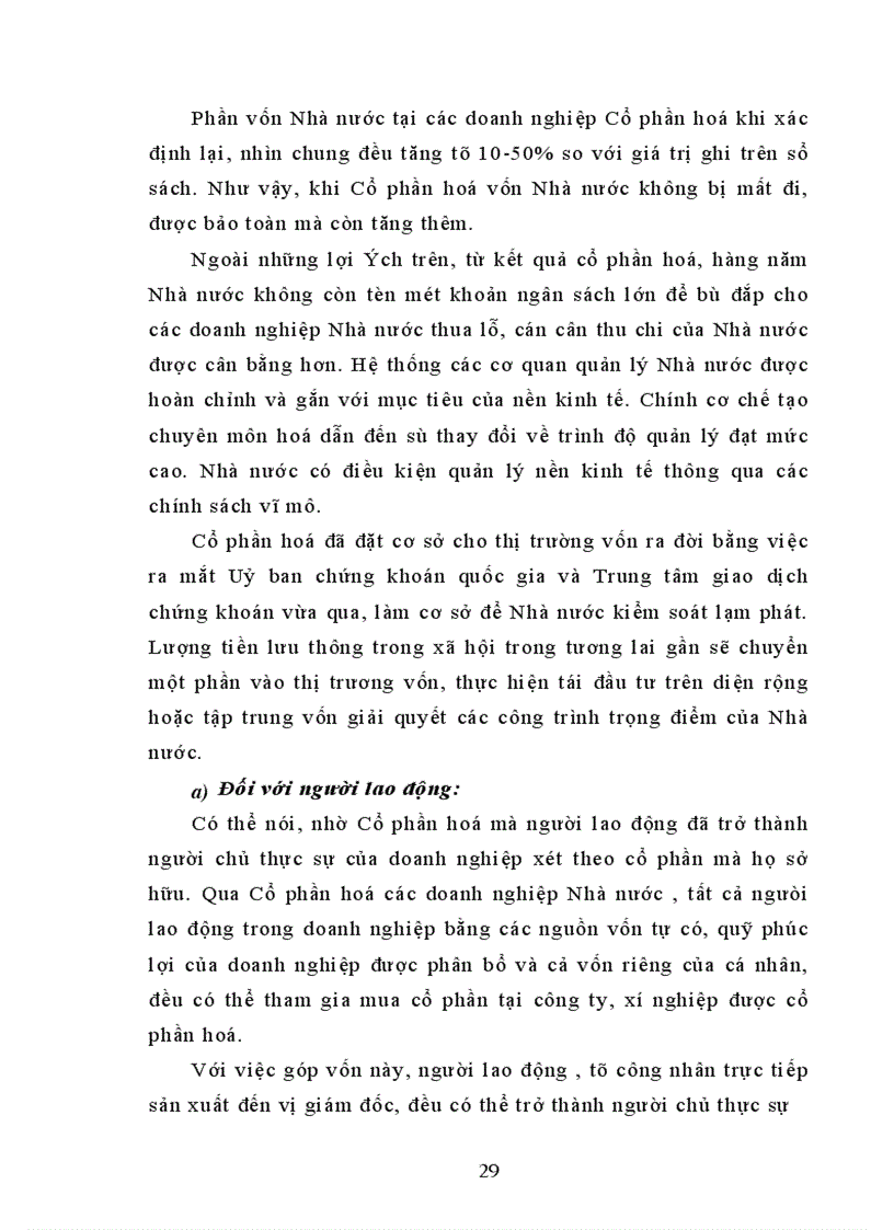 image for page Vấn đề Cổ phần hoá doanh nghiệp Nhà nước - thực trạng và giải pháp