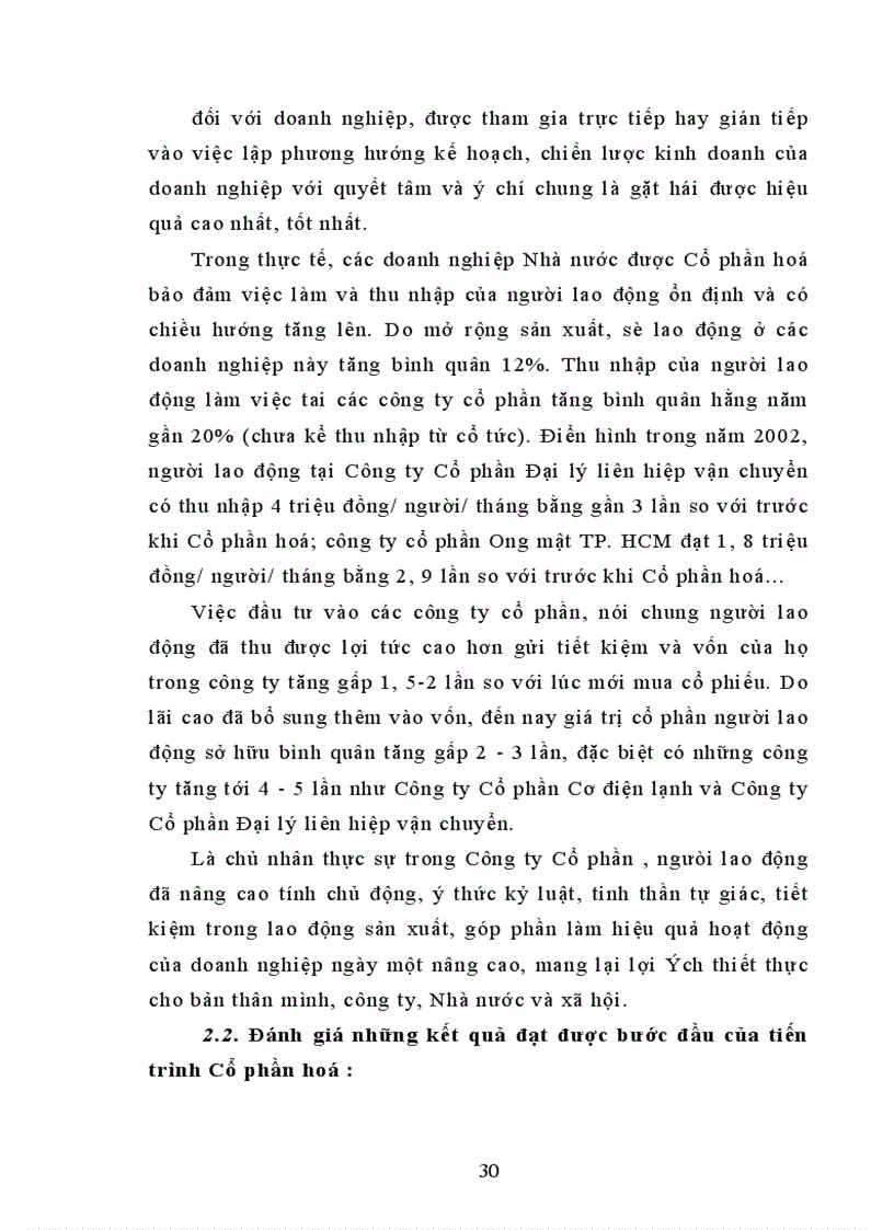 image for page Vấn đề Cổ phần hoá doanh nghiệp Nhà nước - thực trạng và giải pháp