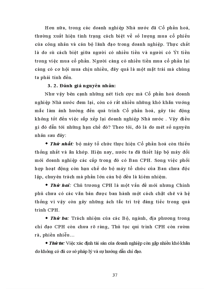 image for page Vấn đề Cổ phần hoá doanh nghiệp Nhà nước - thực trạng và giải pháp