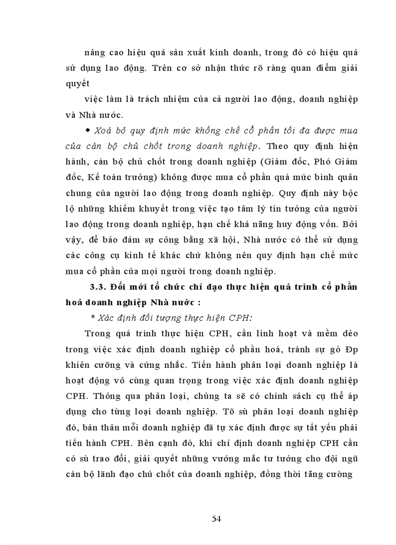 image for page Vấn đề Cổ phần hoá doanh nghiệp Nhà nước - thực trạng và giải pháp