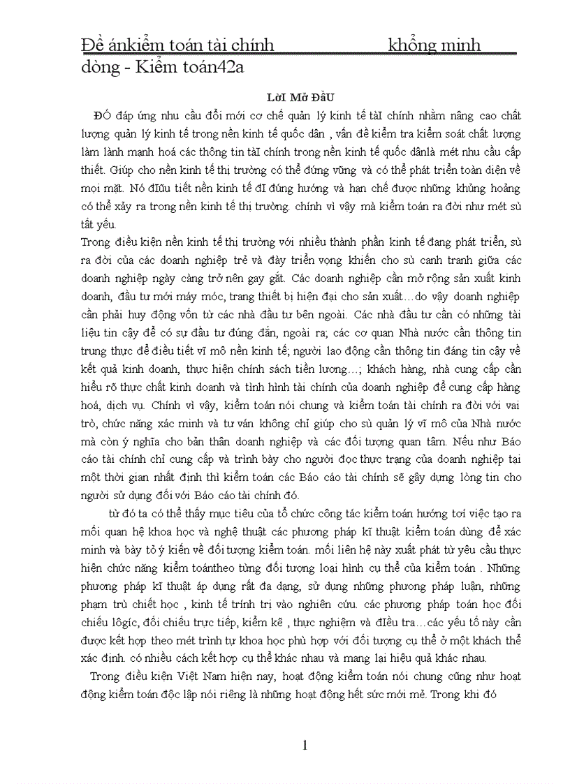 image for page Đề án kiểm toán tài chính