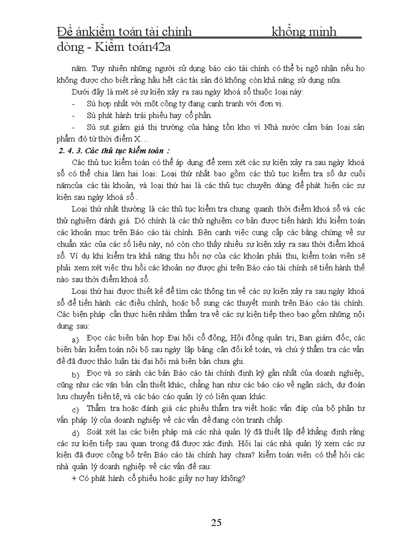 image for page Đề án kiểm toán tài chính