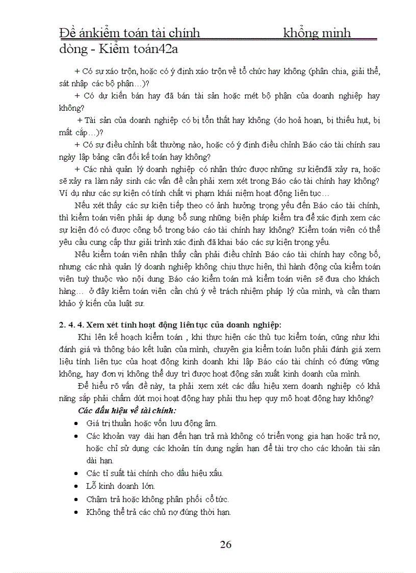 image for page Đề án kiểm toán tài chính