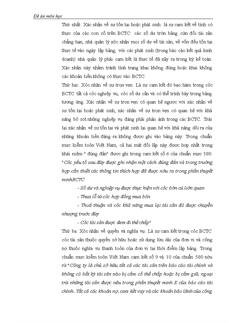 image for page Đề án môn học kiểm toán