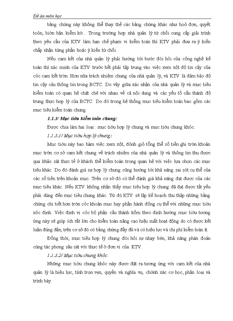 image for page Đề án môn học kiểm toán