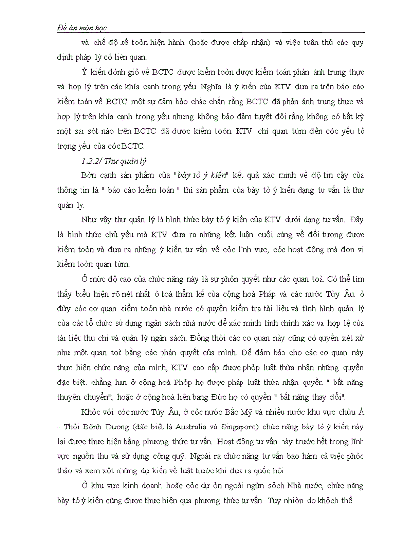 image for page Đề án môn học kiểm toán