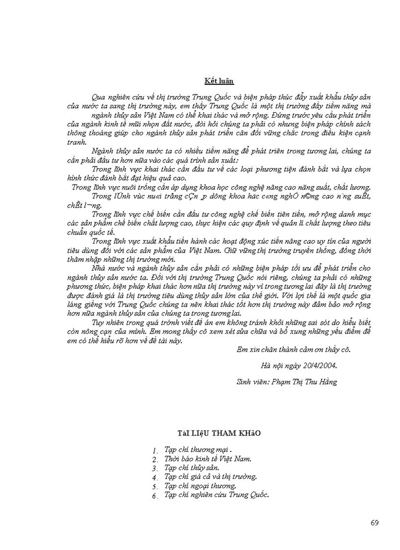 image for page Đề án môn học Kinh Tế Thương Mại.