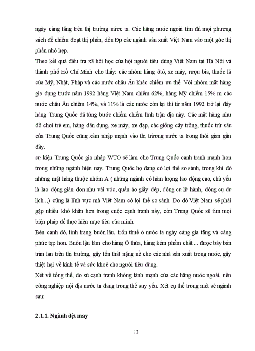image for page Thực trạng bán phá giá hàng hoá ở Việt Nam