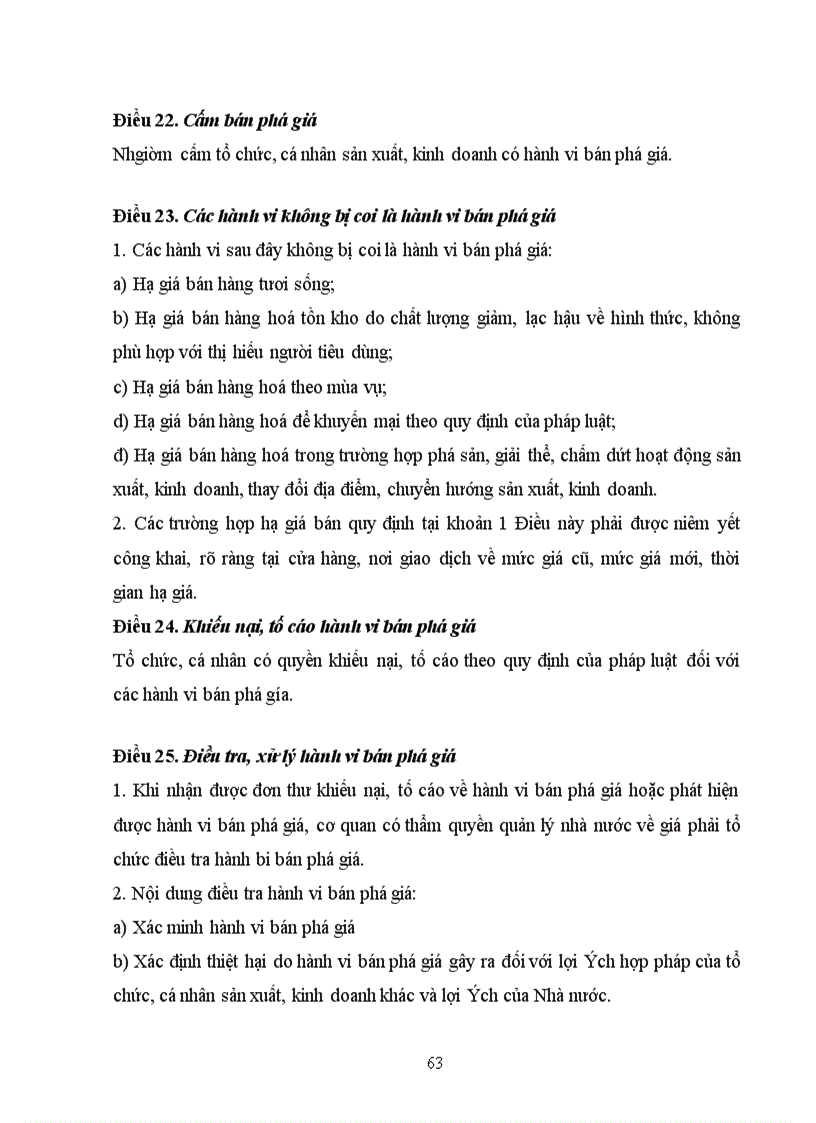 image for page Thực trạng bán phá giá hàng hoá ở Việt Nam