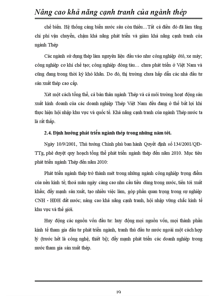 image for page Nâng cao khả năng cạnh tranh của các doanh nghiệp thép Việt Nam.