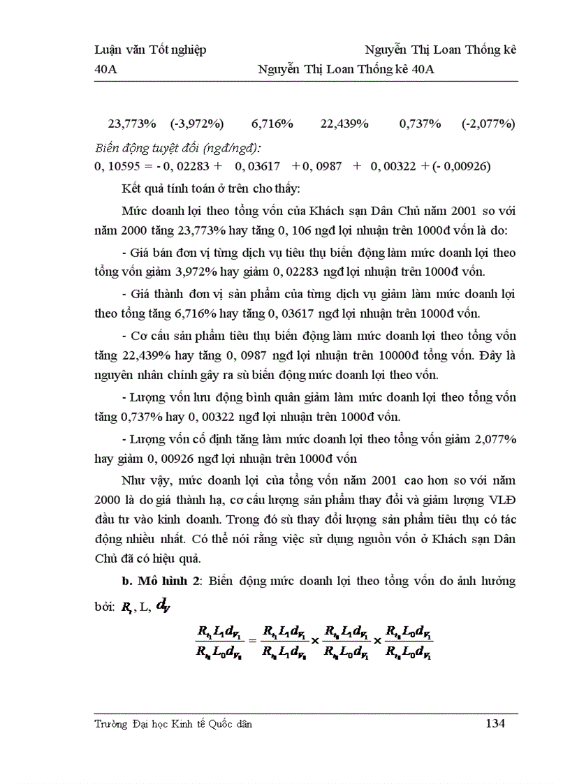 image for page Nghiên cứu thống kê hoạt động tài chính của Khách sạn Dân chủ