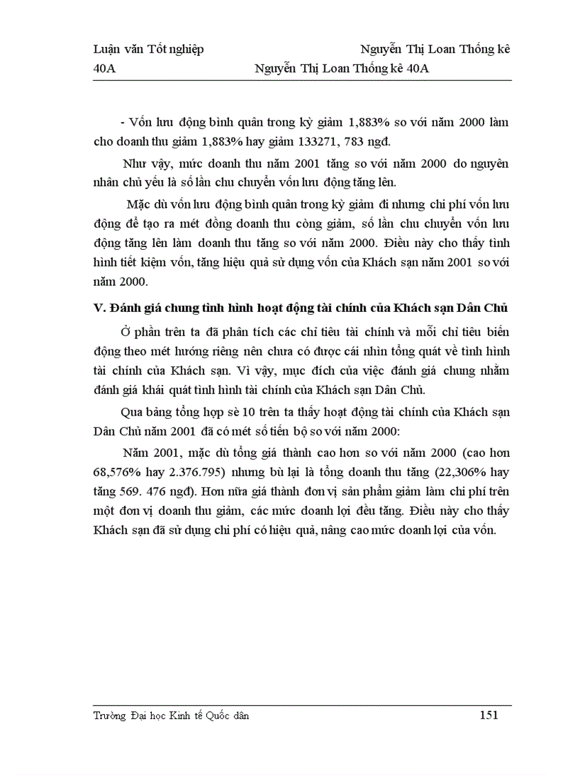 image for page Nghiên cứu thống kê hoạt động tài chính của Khách sạn Dân chủ