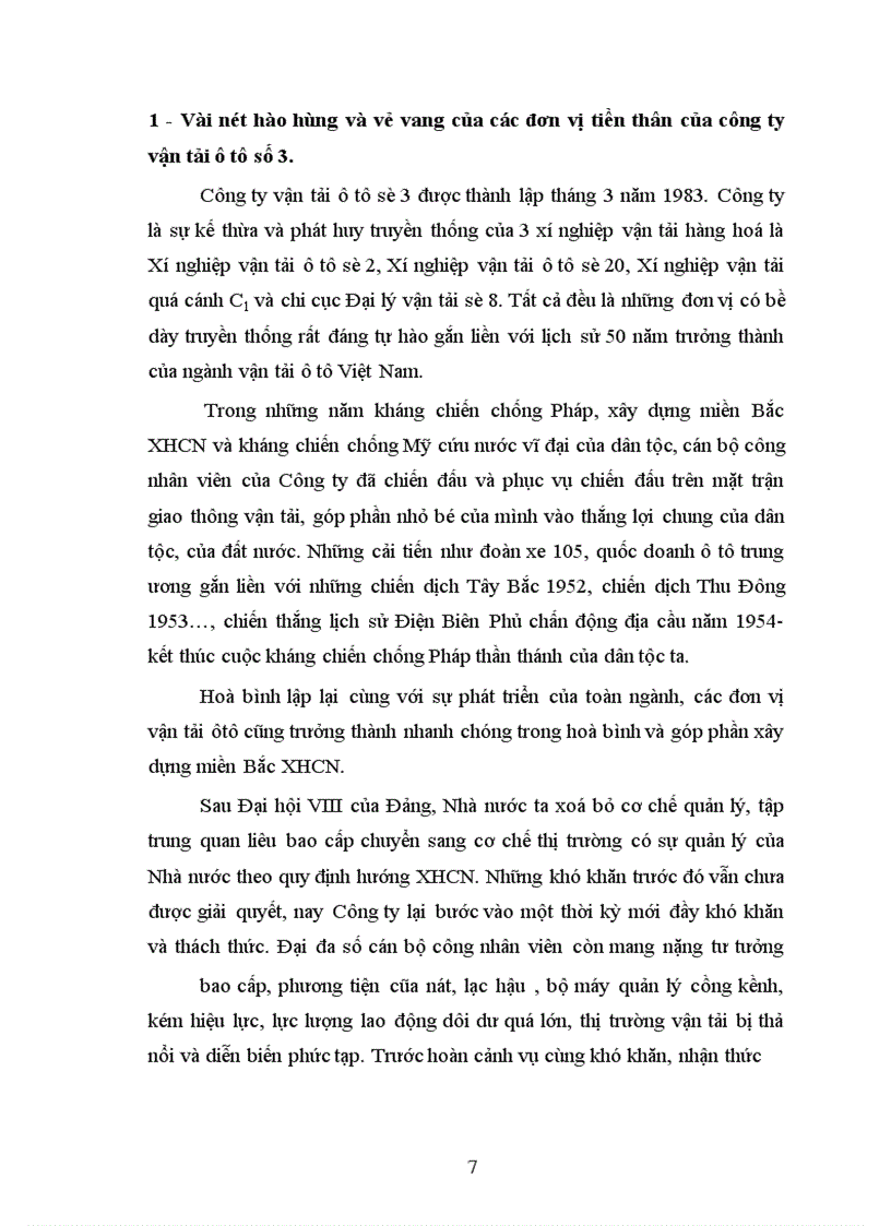 image for page Tiến trình Cổ phần hóa Công ty Vận tải ô tô số 3 Cục Đường bộ Việt Nam thuộc Bộ Giao thông Vận tải- Những bài học kinh nghiệm rút ta