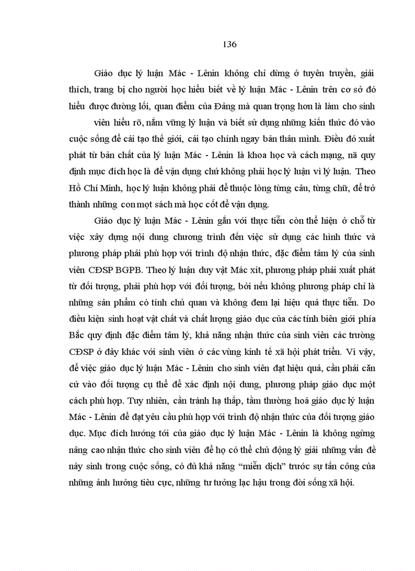 image for page Vấn đề giáo dục lý luận Mác - Lênin cho sinh viên các trường cao đẳng sư phạm ở các tỉnh biên giới phía Bắc Việt Nam hiện nay