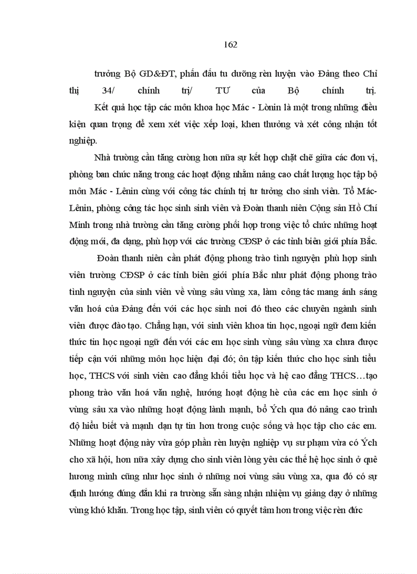 image for page Vấn đề giáo dục lý luận Mác - Lênin cho sinh viên các trường cao đẳng sư phạm ở các tỉnh biên giới phía Bắc Việt Nam hiện nay