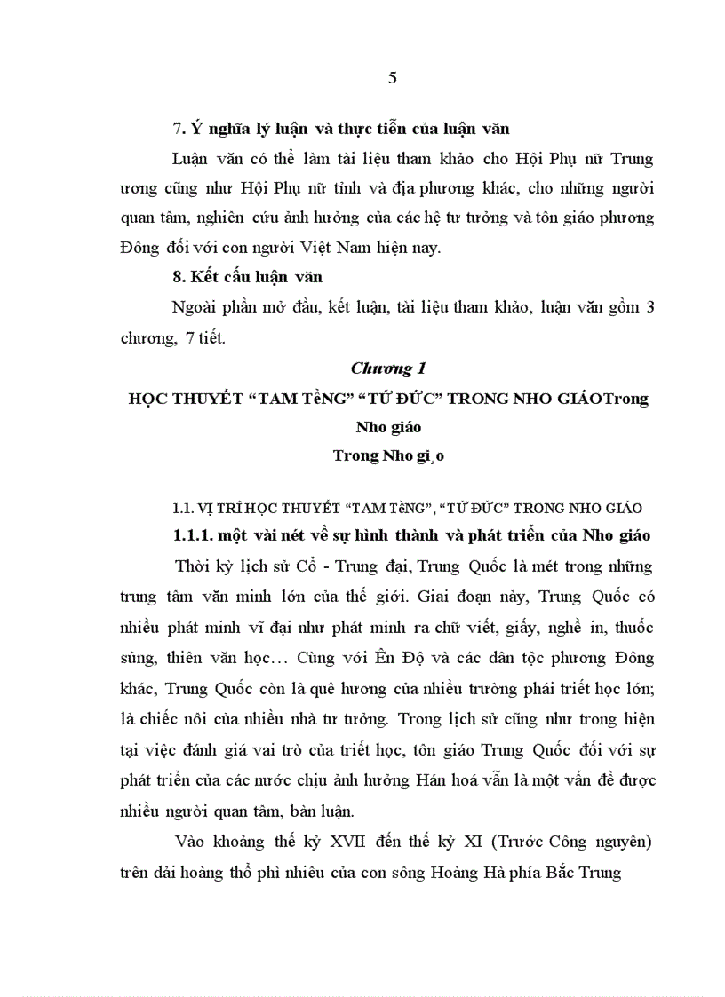 image for page Học thuyết “Tam tòng”, “Tứ đức”và ảnh hưởng của nó đối với người phụ nữ Việt Nam hiện nay - Thực trạng và giải pháp