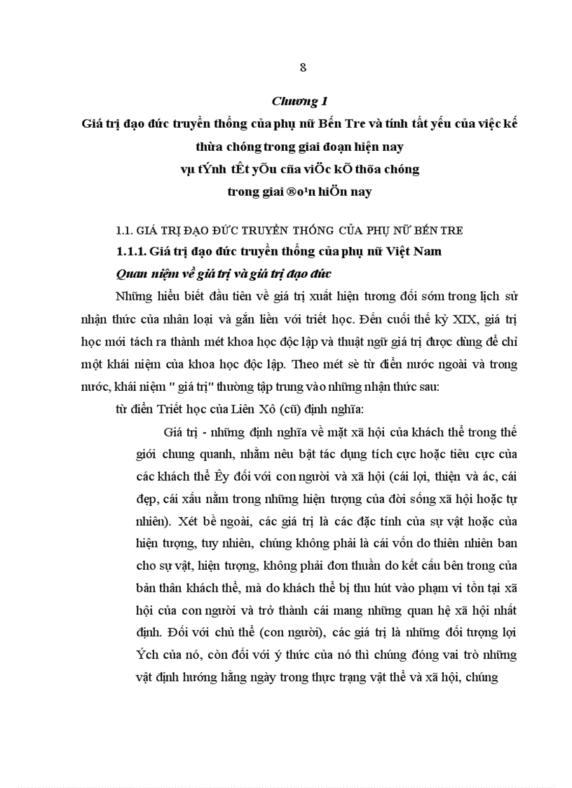 image for page Vấn đề kế thừa giá trị đạo đức truyền thống của phụ nữ tỉnh Bến Tre hiện nay